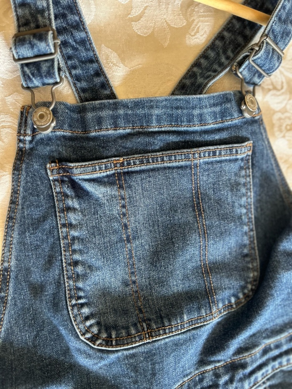 County Fair Old Navy Dark Blue Denim Women’s Overalls - Picture 8 of 9